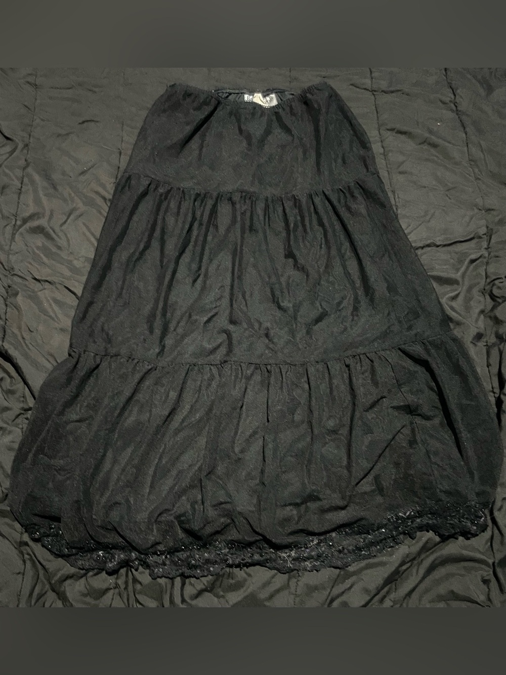Ronni Nicole black maxi skirt